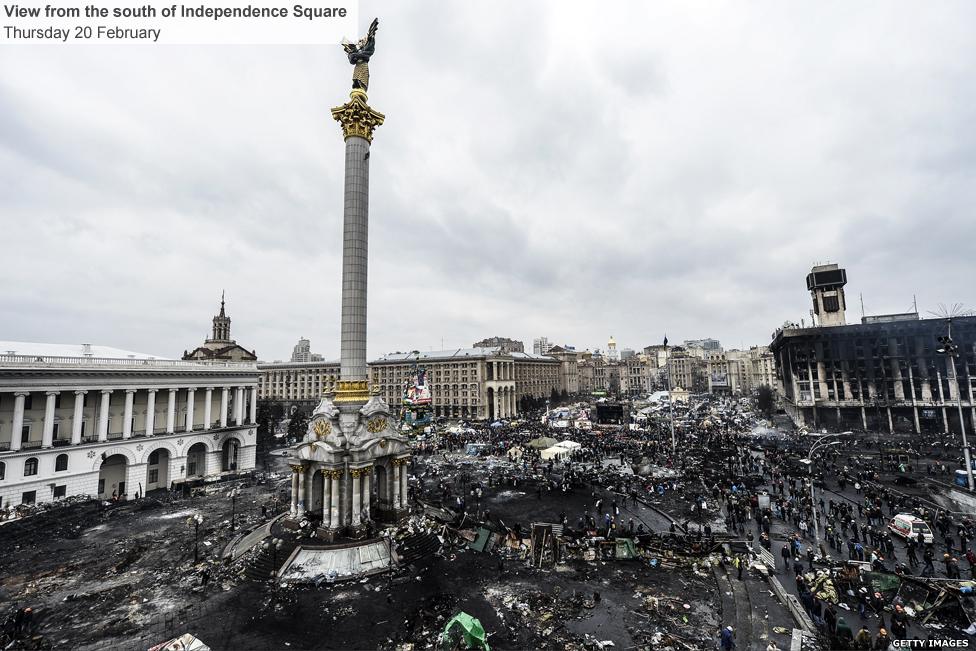 View from the south of Independence Square