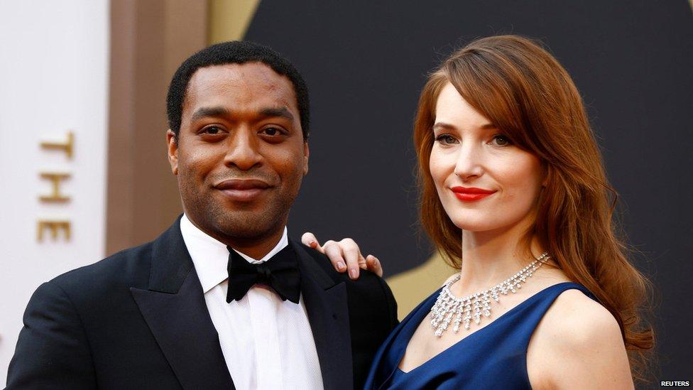 Chiwetel Ejiofor and his girlfriend Sari Mercer