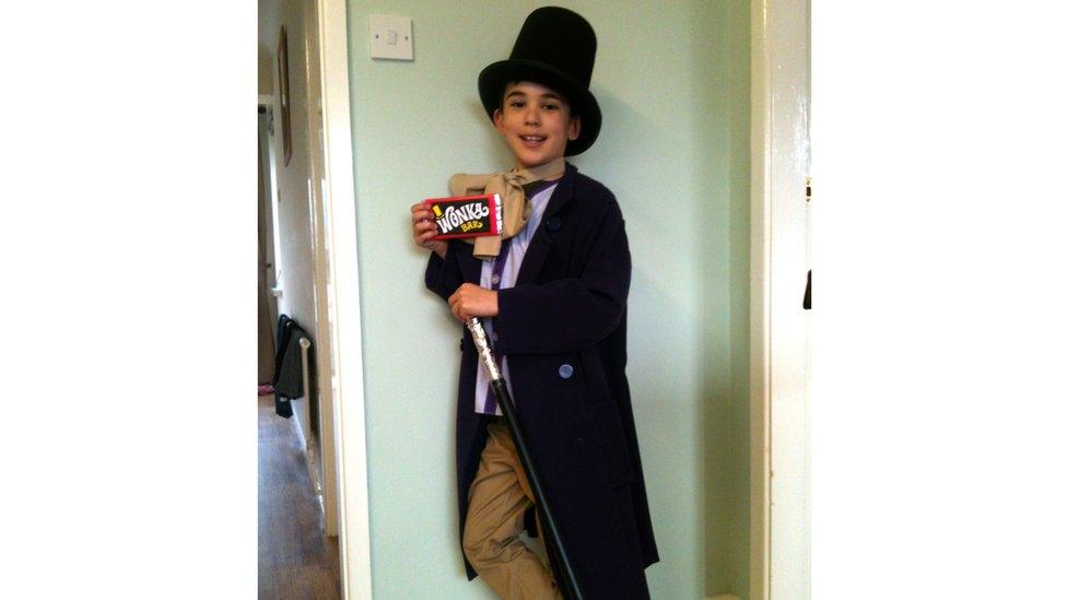 Alfie as Willy Wonka