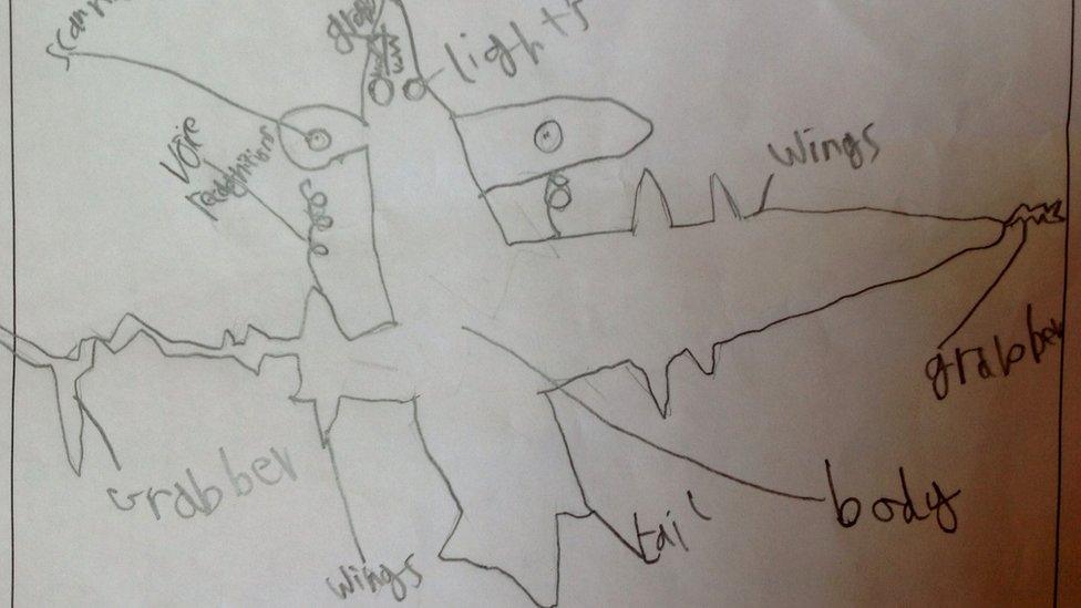 Robotic plane picture