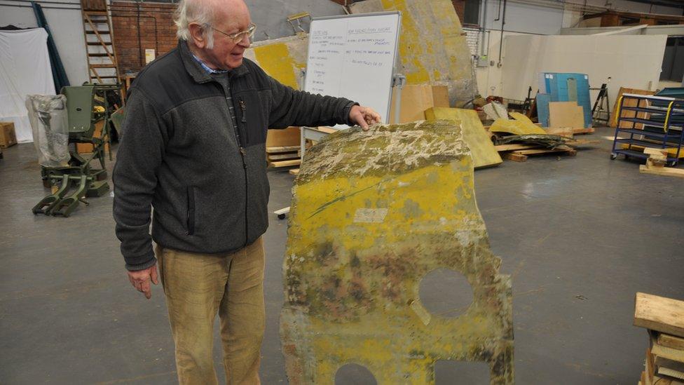 The restoration of the Bolingbroke is led by engineer David Bradley