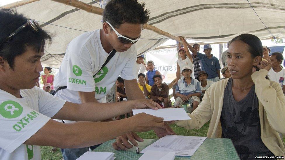 Oxfam at Bantayan Island in Cebu province, Visayas region, the Philippines