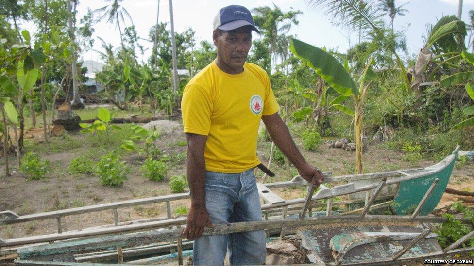 Fisherman Edgardo Postrero from Bantayan Island, Cebu province, Visayas region, the Philippines