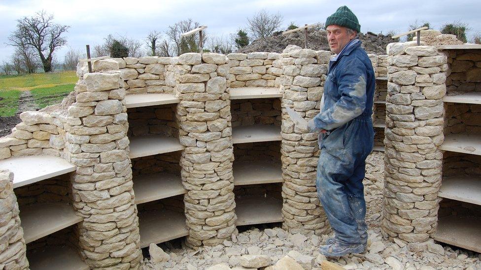 Geraint Davies working on All Cannings long barrow