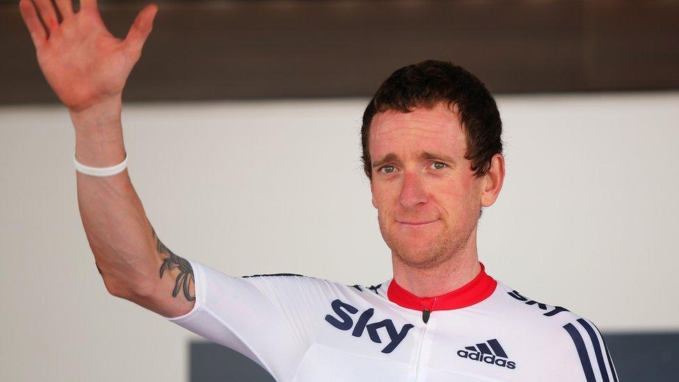 Sir Bradley Wiggins salutes crowd at 2013 road world championships in Italy