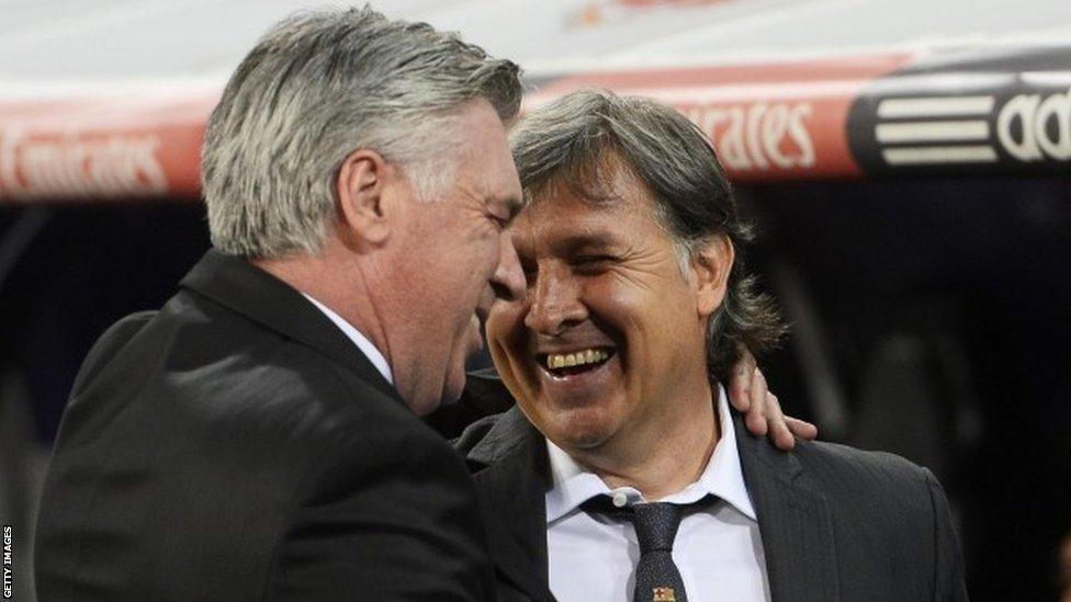 Carlo Ancelotti and Gerardo Martino