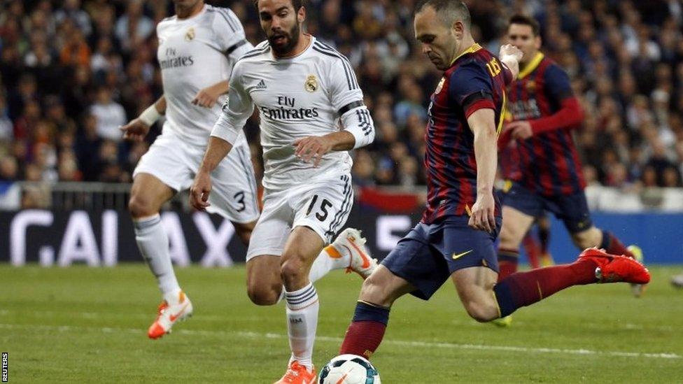 Andres Iniesta opens the scoring