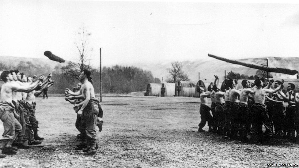 Commandos exercise at Achnacarry