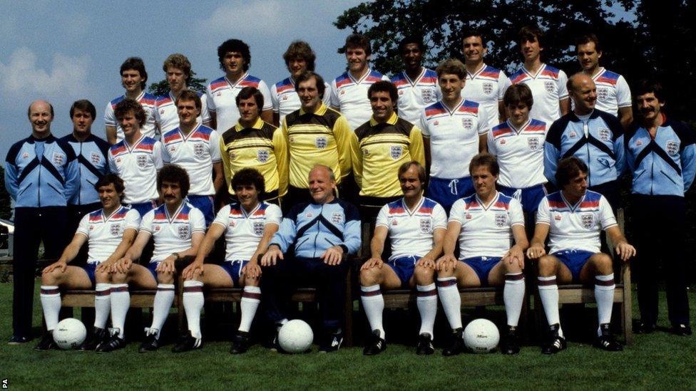 The 1982 England World Cup squad