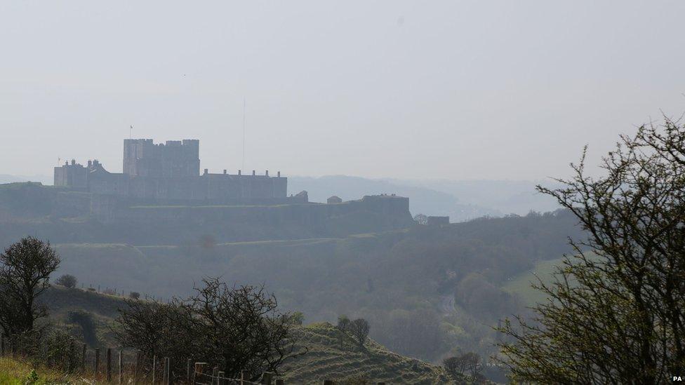 Dover Castle in Kent