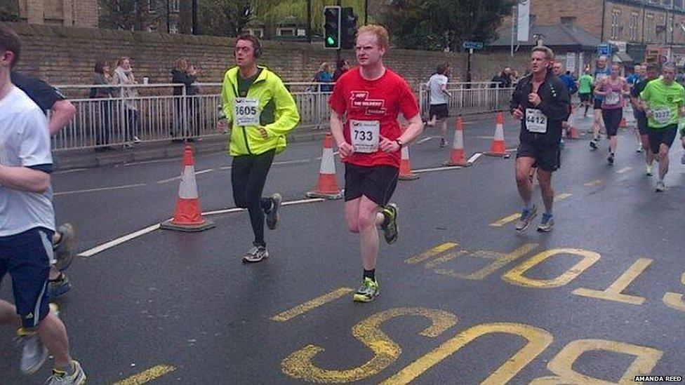 Runners in Sheffield.