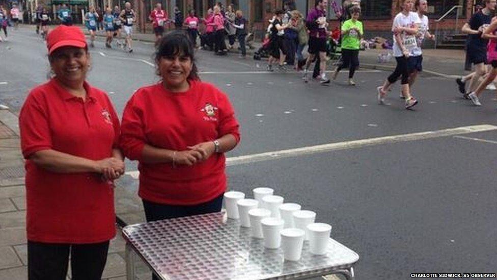 Water station in Sheffield.