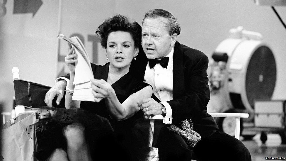 Judy Garland and Mickey Rooney