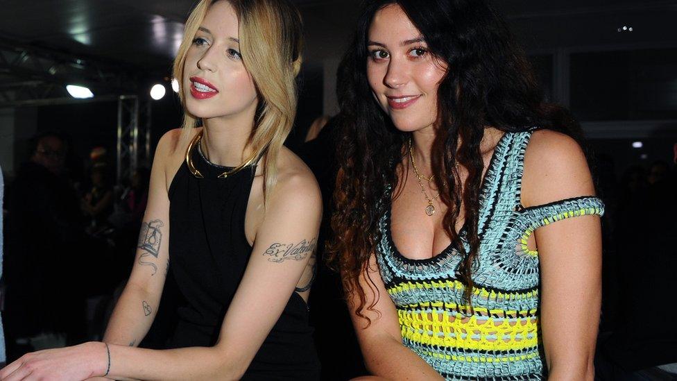 Peaches Geldof and Eliza Doolittle