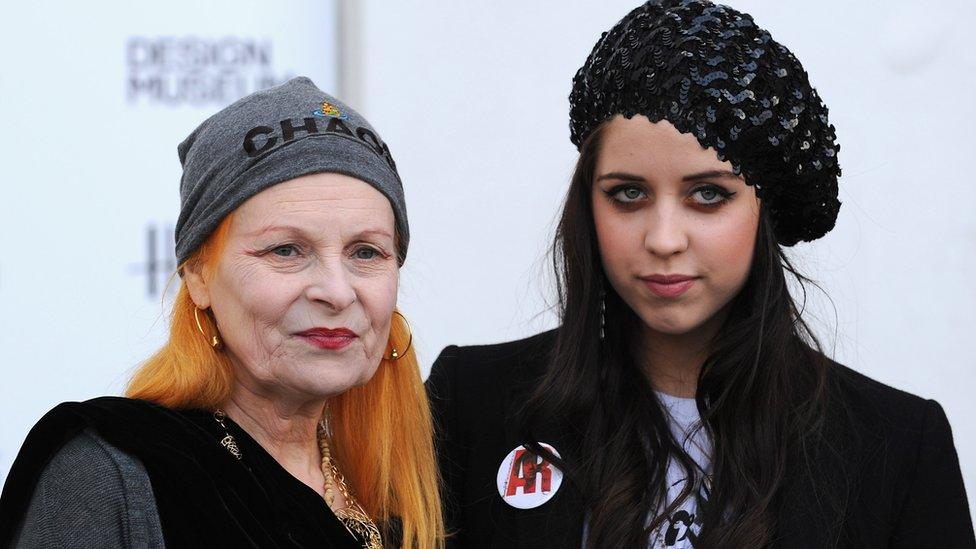 Dame Vivienne Westwood and Peaches Geldof