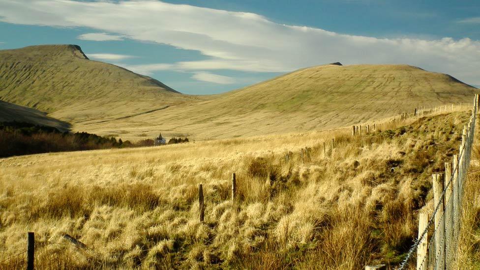 Clouds in the Brecon Beacons