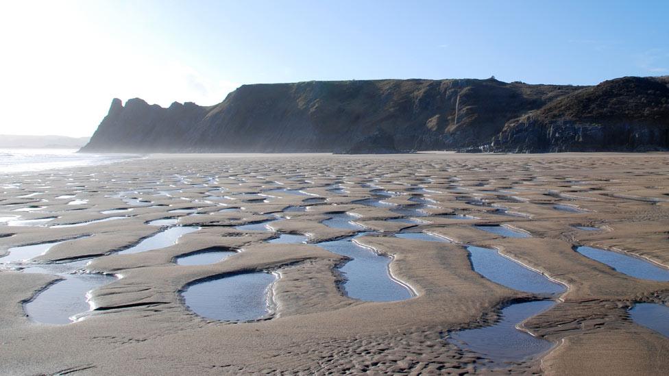 Three Cliffs Bay, Gower,