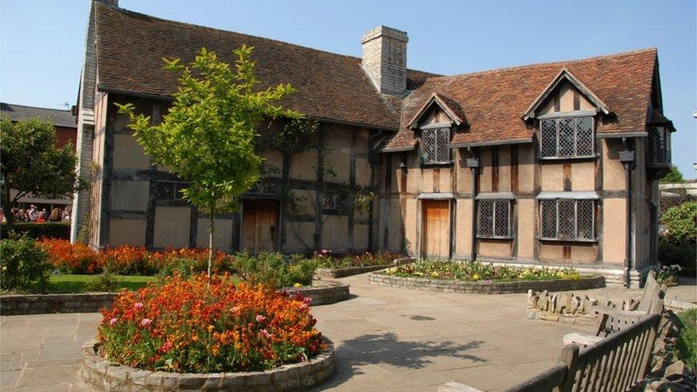 William Shakespeare's birthplace in Henley Street, Stratford-Upon-Avon