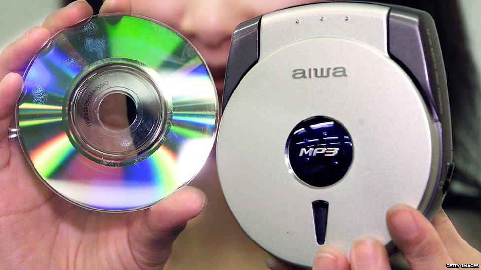 Around the same time CDs (or Compact Disks) became widely available. They soon beat cassettes in the popularity stakes because you could skip directly to the song you wanted to listen to.