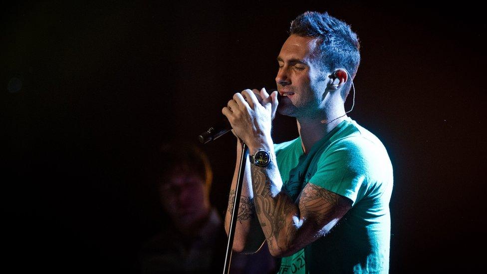 Adam Levine of Maroon 5