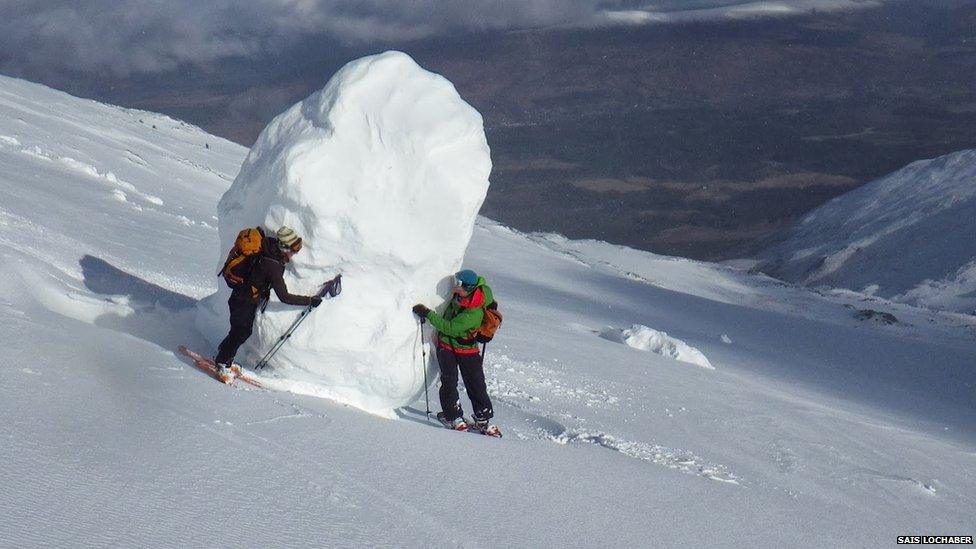 Lump of fallen cornice