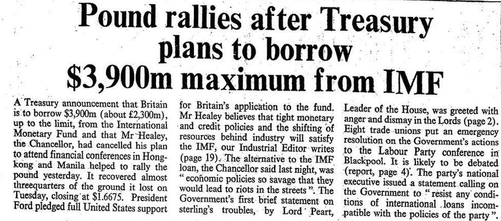 Times article on IMF loan