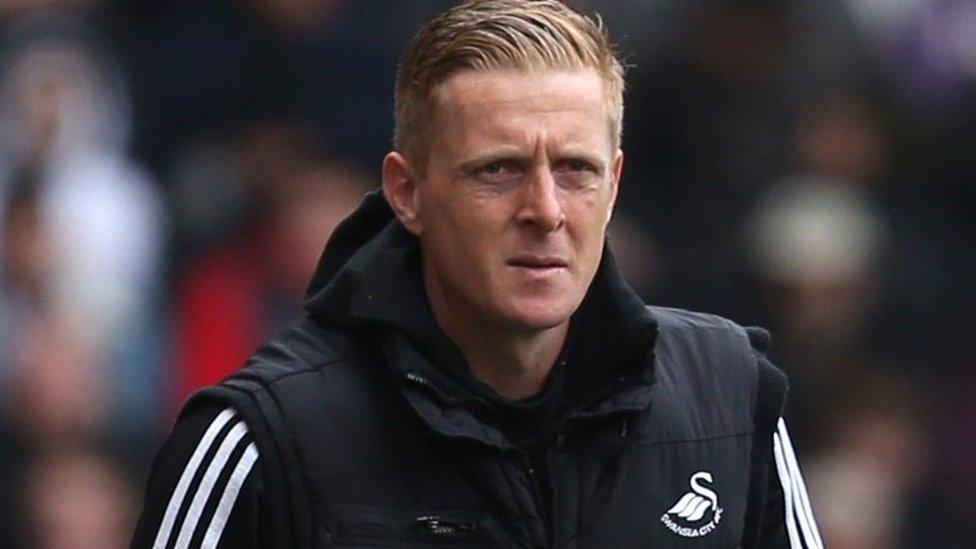 Swansea City's interim manager Garry Monk