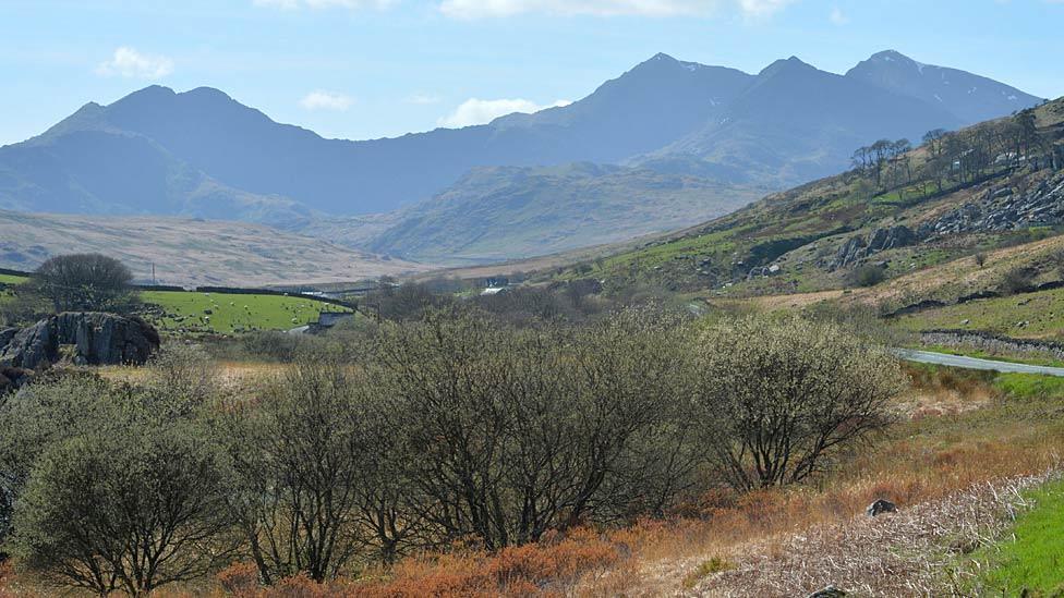 Snowdon seen from Dyffryn Mymbyr