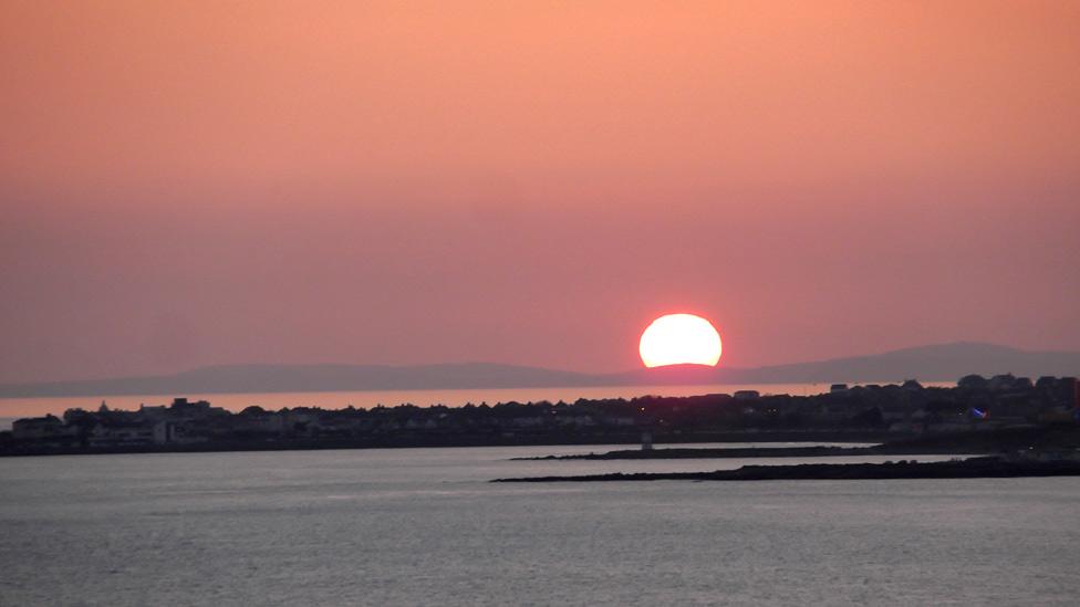 Sunset at Porthcawl