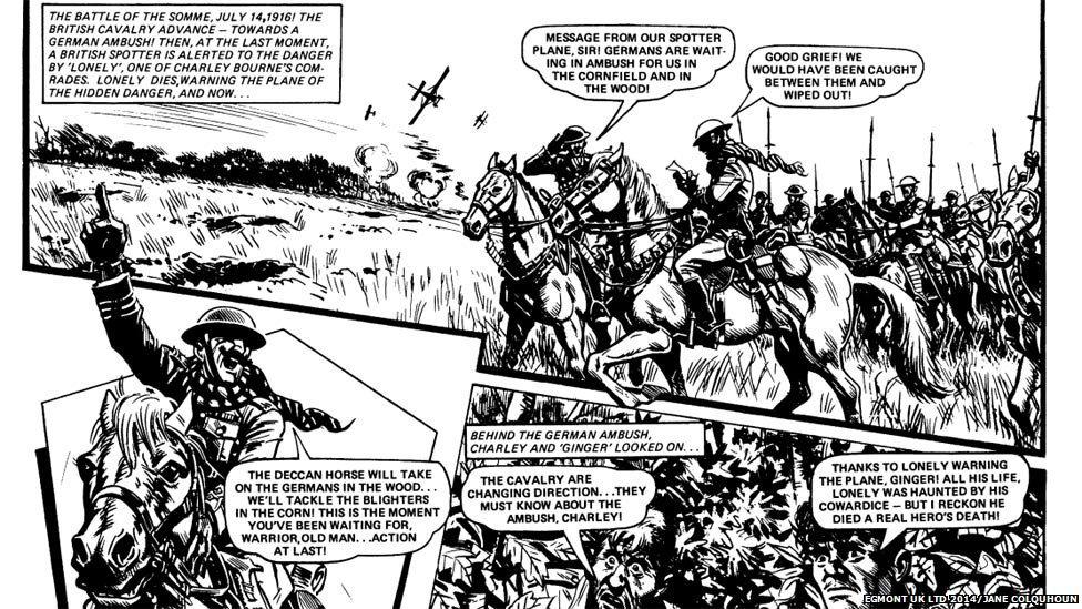 Charley's War comic strip