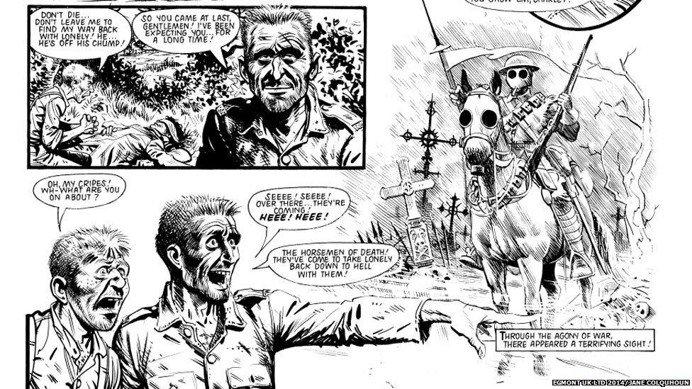 Charley's War comic strip