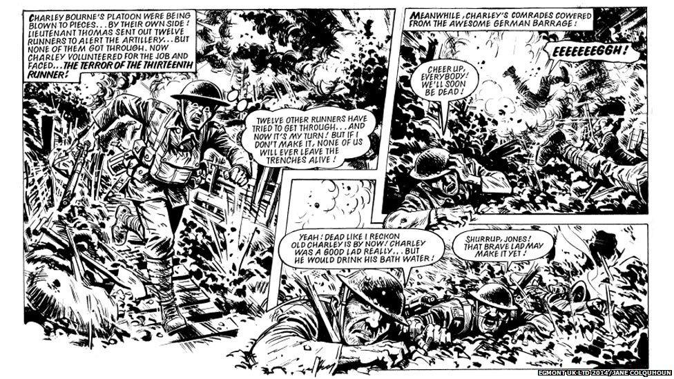 Charley's War comic strip