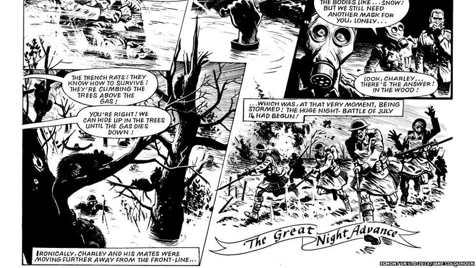 Charley's War comic strip