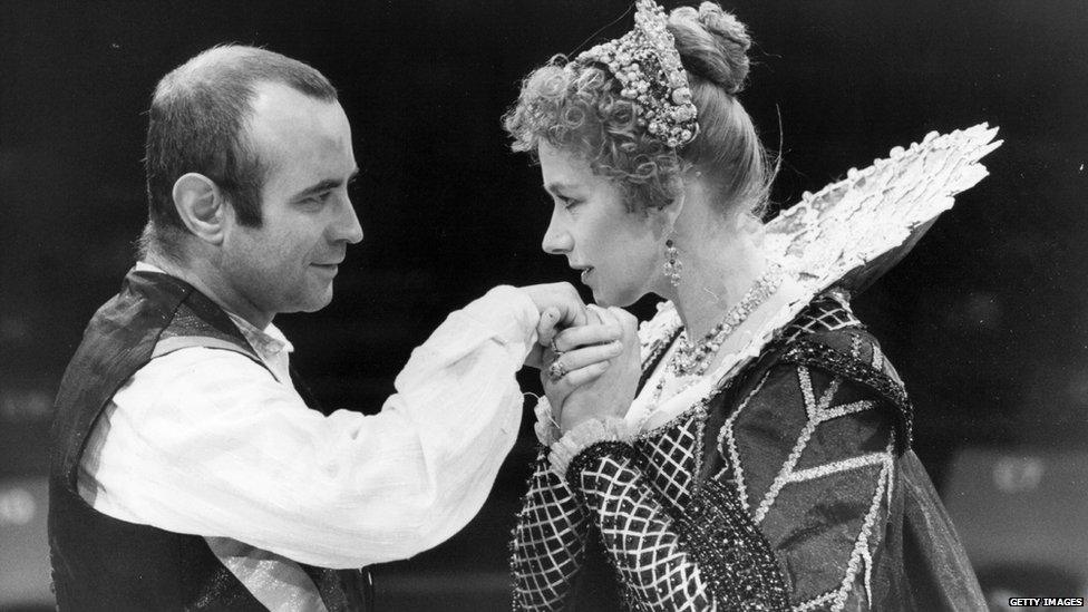 Bob Hoskins and Helen Mirren in The Duchess of Malfi