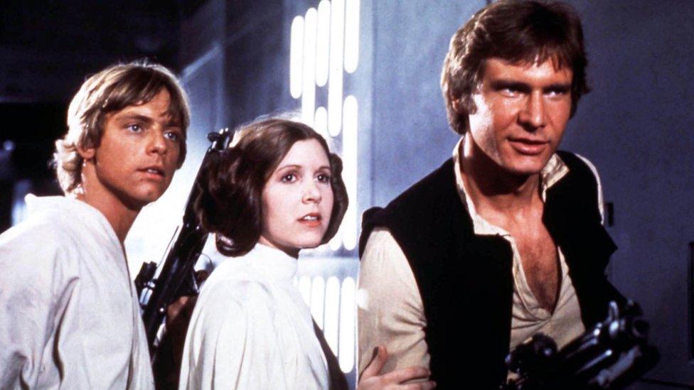 Mark Hamill, Carrie Fisher, Harrison Ford