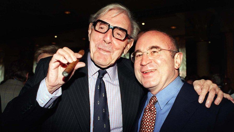 Bob Hoskins with Eric Sykes