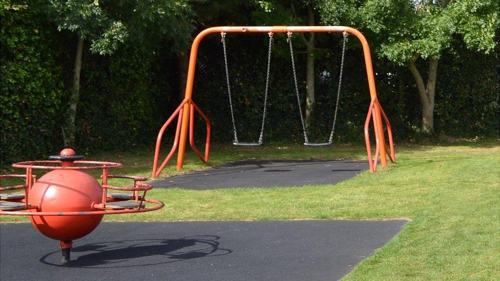 Playground equipment at Styx Western Parish Community Centre