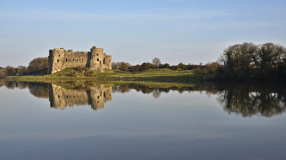 Carew Castle in Pembrokeshire