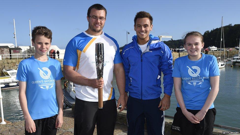 Robbie Jones, Zane Duquemin, Tom Daley and Fran Stubbings