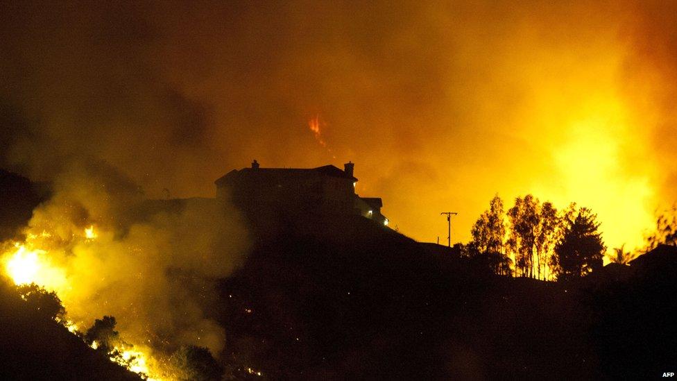 Wildfire in California