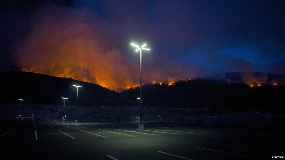 Wildfire in California