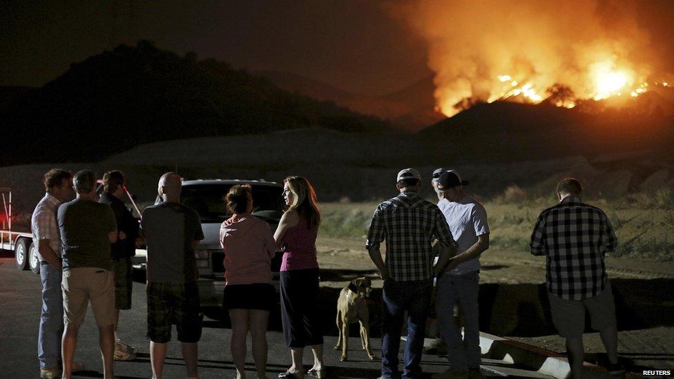 Wildfire in California