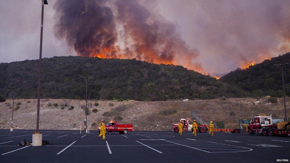 Wildfire in California