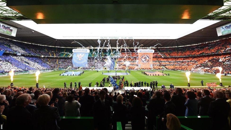 The pre-match display ahead of the Scottish Cup final between St Johnstone and Dundee United