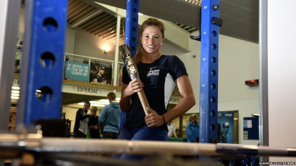 Northern Ireland's pole vault record-holder Zoe Brown