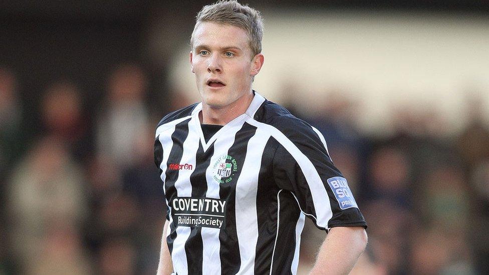 Yan Klukowski in action for Forest Green Rovers