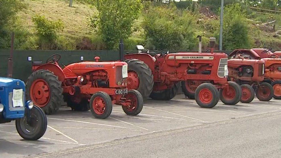 Tractors at the showground