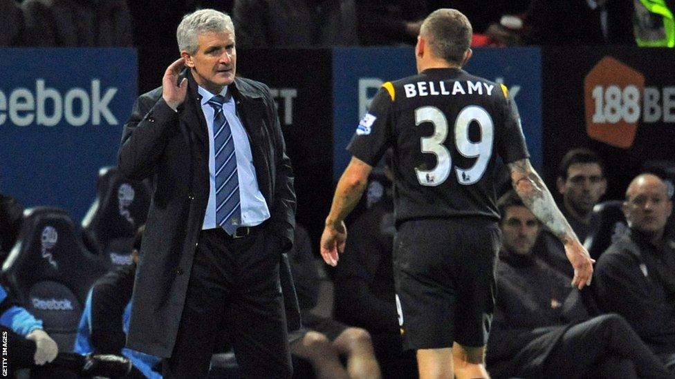 Reunited with Mark Hughes at Man City, 09/10 season