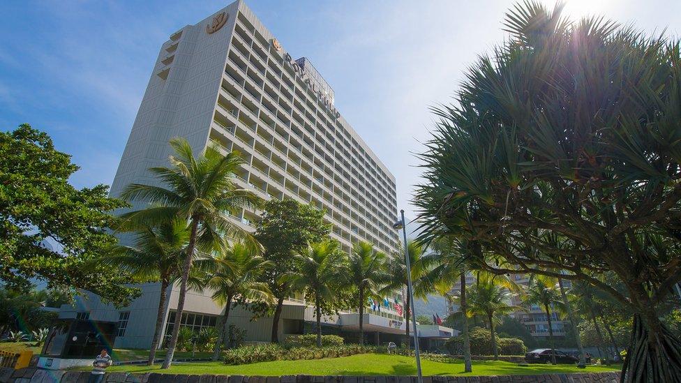 The Royal Tulip Hotel on Sao Conrado Beach in Rio de Janeiro