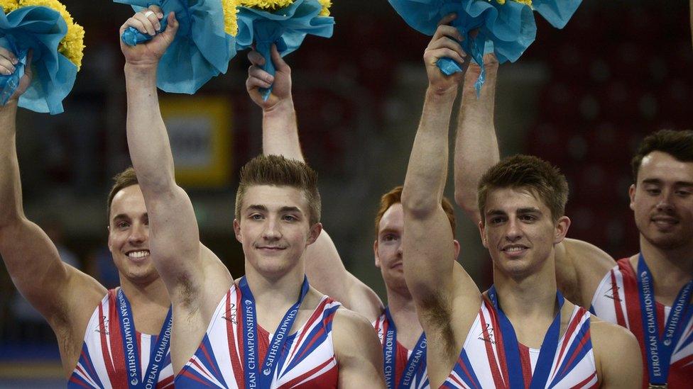 British male gymnasts